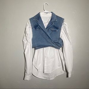 Denim Vest set